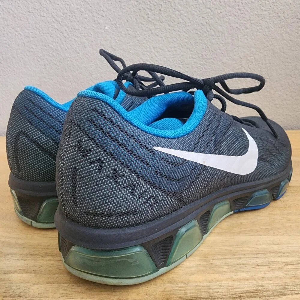 Nike Mens AirMax Tailwind 6 Mesh Running Shoes 621225-004 Grey Blue Volt Size 9